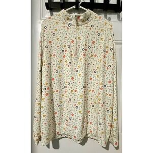 Swing Juice Quarter Zip Pullover XL NWOT Retro 90s Geometric SJMSP22065